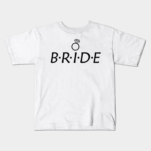 Bride Kids T-Shirt by KC Happy Shop